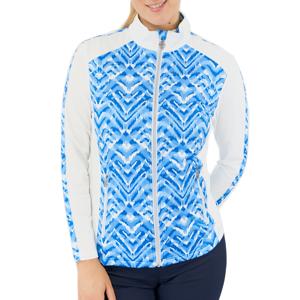 Pure Golf Ladies Gia Mid Layer Jacket - Santorini Skies