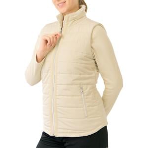 Pure Golf Ladies Hemisphere Faux Fur Collar Gilet