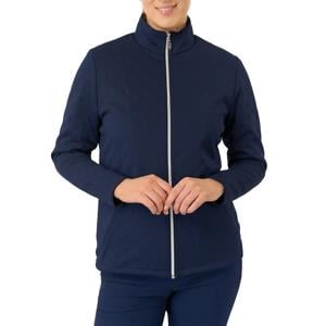 Pure Golf Ladies Lola Long Sleeve Zip Lined Textured Jacket