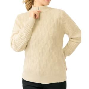 Pure Golf Ladies Margot Quarter Zip Lined Jumper
