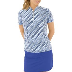Pure Golf Ladies Felicity Short Sleeve Polo Shirt - Tidal Wash