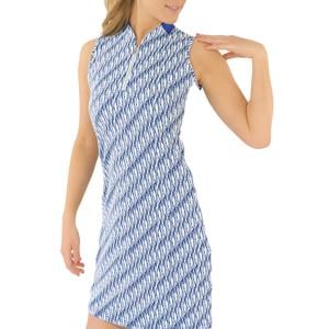 Pure Golf Ladies Laura Sleeveless Golf Dress - Tidal Wash