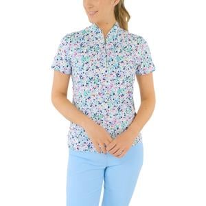 Pure Golf Ladies Ellen Short Sleeve Polo Shirt - Mirrored Moonstone