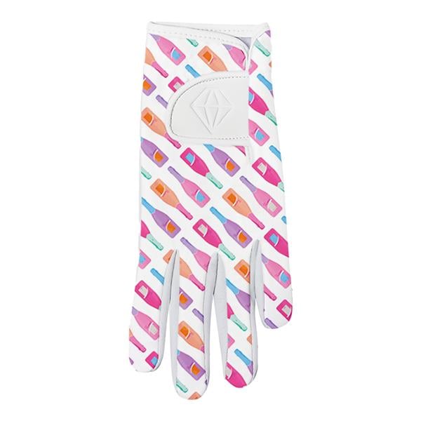 Pure Golf Ladies Divine Patterned Comfort Stretch Golf Gloves - Fairway Fizz