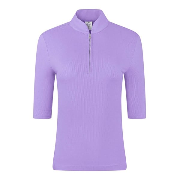 Pure Golf Ladies Jasmine Half Sleeve Polo Shirt - Deep Lilac