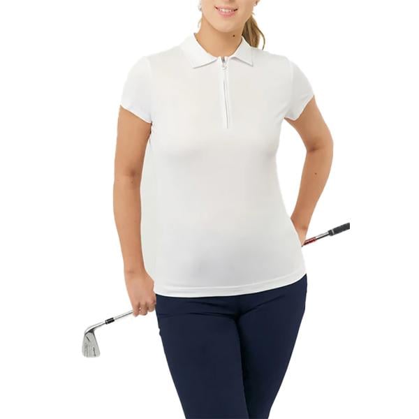 Pure Golf Ladies Thrive Cap Sleeve Golf Polo Shirt