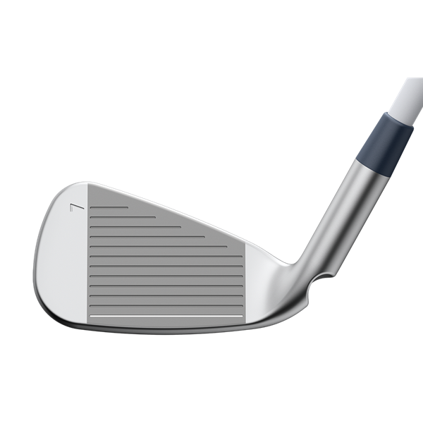 ping gle3 7 iron face view