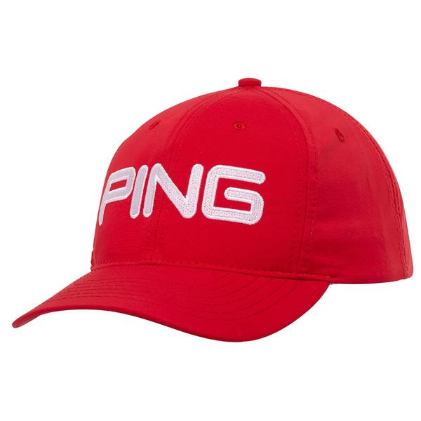 ping lite bright cap redwhite