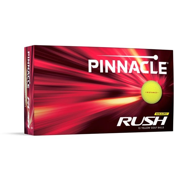 Pinnacle Rush Yellow Golf Balls (15 Balls) 2025