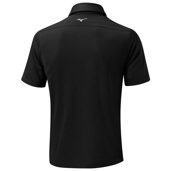 polo ss black back