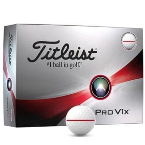 Titleist Pro V1x Performance Alignment Golf Balls - Prior Gen