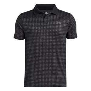 Under Armour Juniors MatchPlay Printed Knit Polo Shirt
