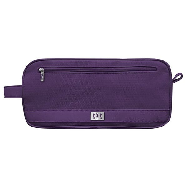 purple shoe bag low