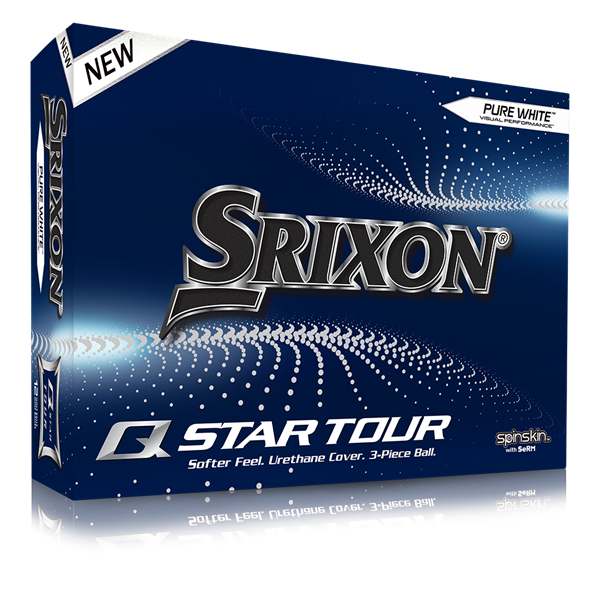 Srixon Q-Star Tour 4 Pure White Golf Balls (12 Balls)