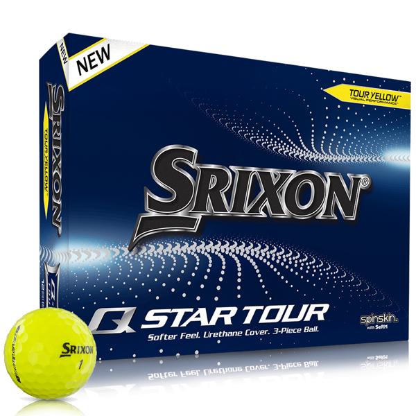Srixon Q-Star Tour 4 Yellow Golf Balls (12 Balls)