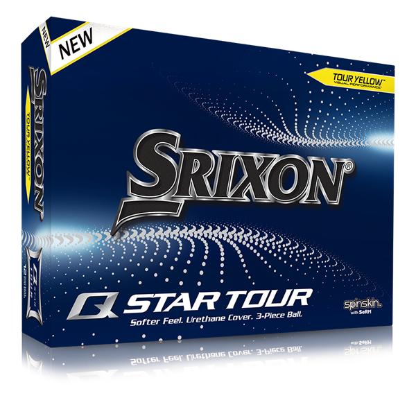 Srixon Q-Star Tour 4 Yellow Golf Balls (12 Balls)