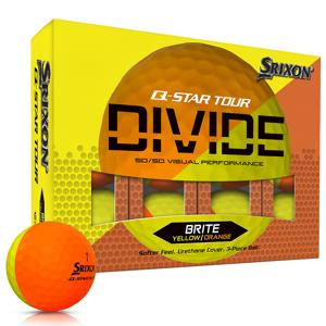 Srixon Q-Star Tour Divide 2 Yellow/Orange Golf Balls