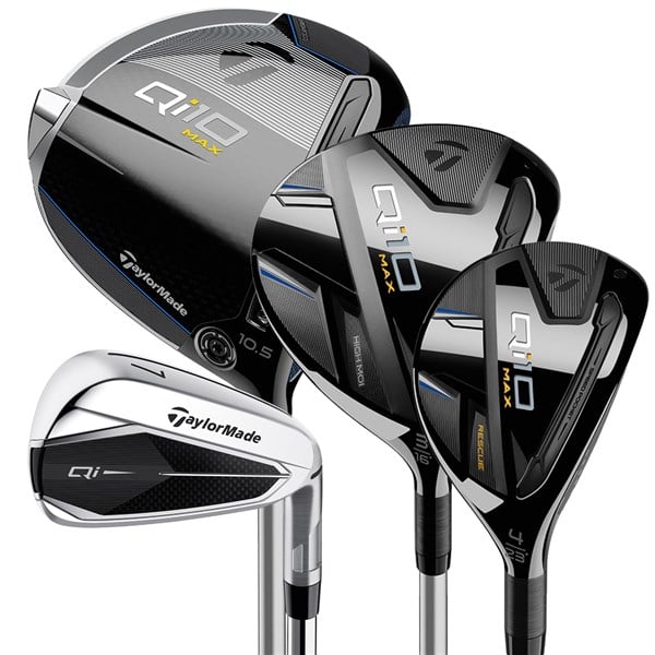 TaylorMade Qi10 Max 9-Piece Golf Set (Steel/Graphite)