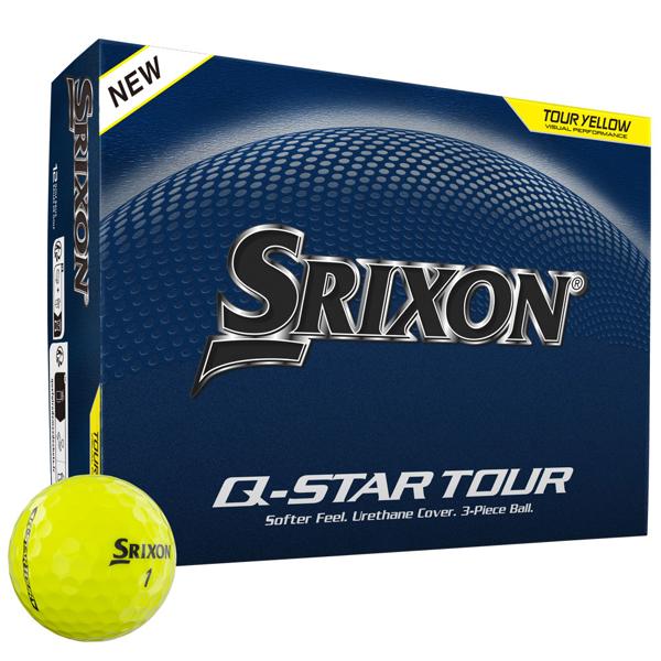 Srixon Q-Star Tour 6 Tour Yellow Golf Balls (12 Balls)