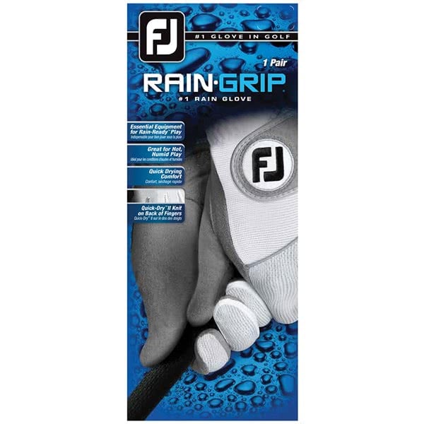 FootJoy Mens Raingrip Golf Gloves (Pair)