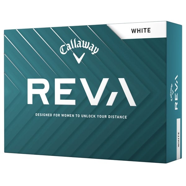 Callaway Ladies Reva Pearl White Golf Balls (12 Balls) 2025