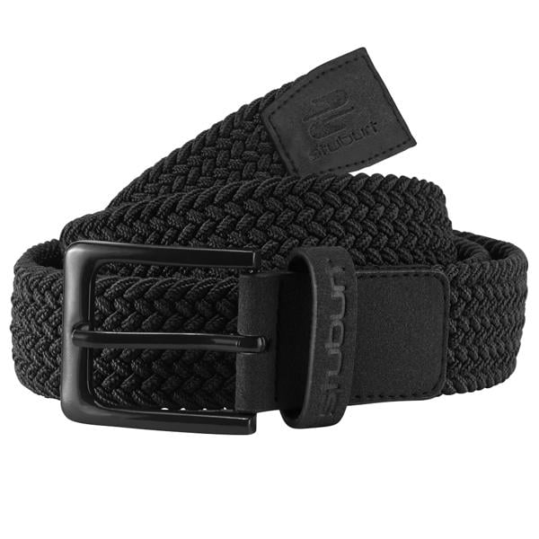 sbbelt1402 argill braided belt black