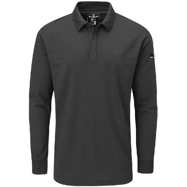 Stuburt Mens Active Long Sleeve Polo Shirt