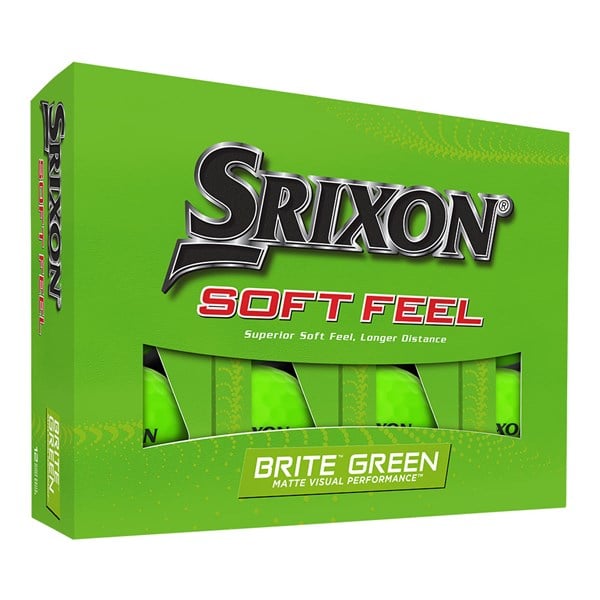 Srixon Soft Feel Brite Green Golf Balls (12 Balls)