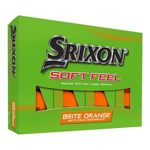 Srixon Soft Feel Brite Orange Golf Balls