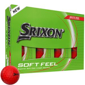 Srixon Soft Feel Brite Red Golf Balls 2025
