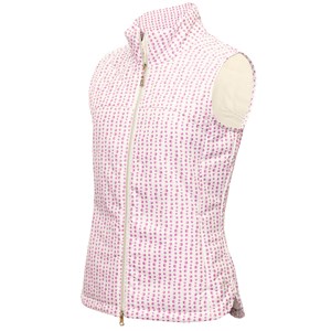 Green Lamb Ladies Kathleen Quilted Panel Printed Gilet