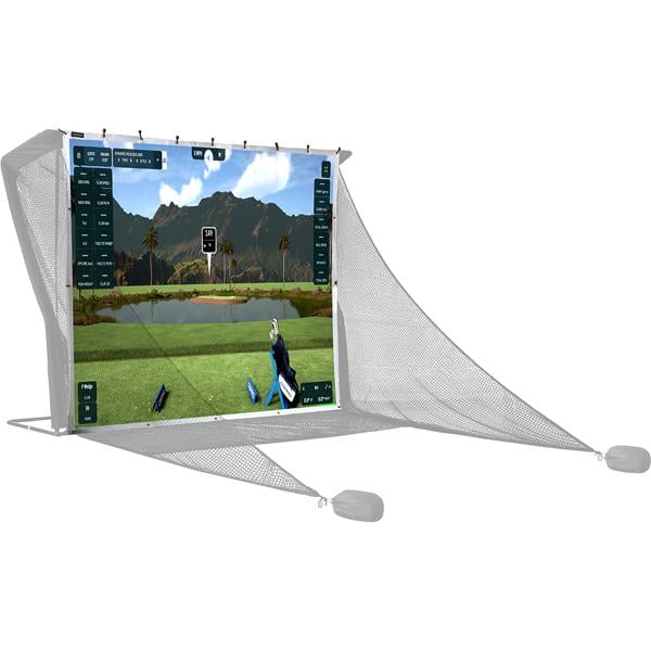 SimSpace Deluxe Practice Net 10ft Impact Screen + 20 Bungee Cords (2.95M x 2.5M)