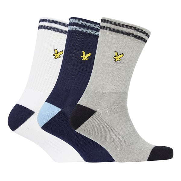 Lyle and Scott Mens Sinclair Sport Socks (3 Pair)