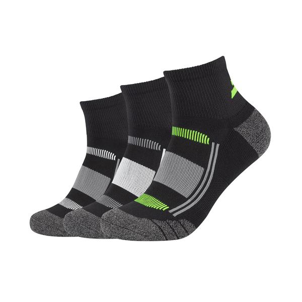 Skechers Mens Functional Performance Quarter Socks (3 Pairs)