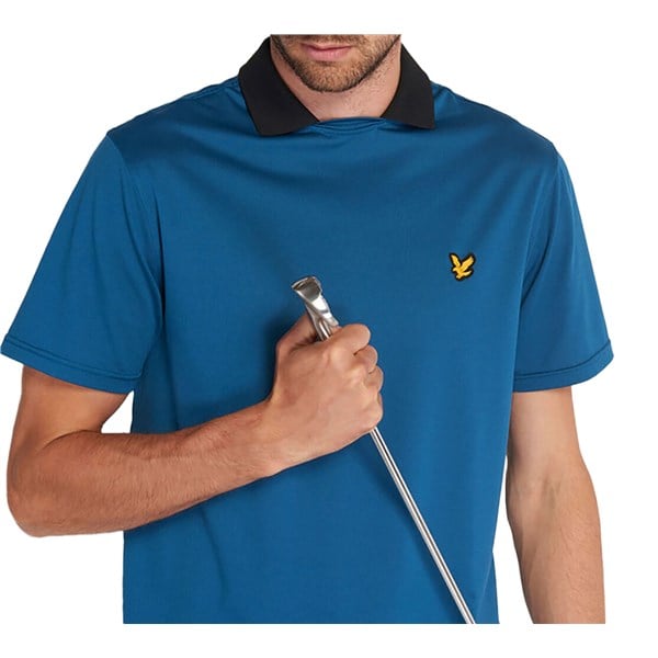 Lyle and Scott Mens Ventech Crew Neck Polo Shirt