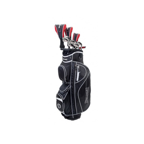 Spalding Mens SX35 Golf Package Set - 1 Inch Long (Steel/Graphite)