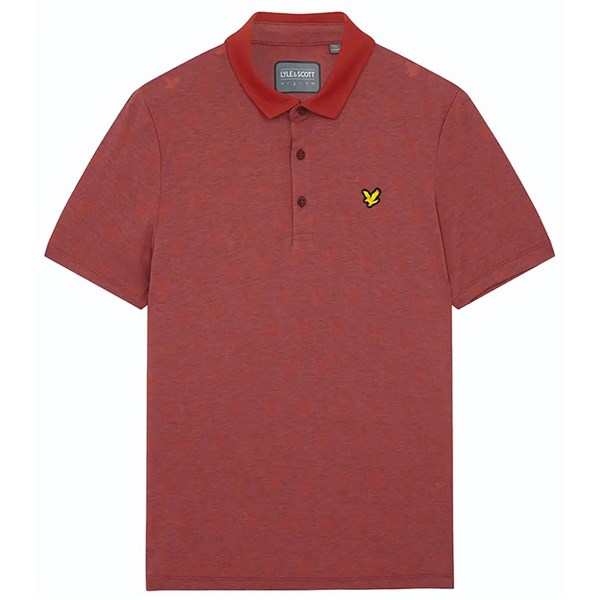 Lyle and Scott Mens Jacquard Polo Shirt