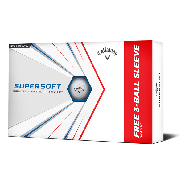 Callaway Supersoft White Golf Balls (15 Balls)