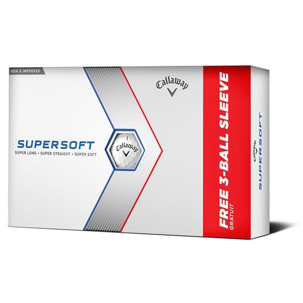 Callaway Supersoft White Golf Balls (15 Balls)