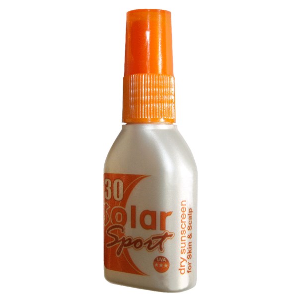 Solar Sport SPF 30 Sunscreen Spray Mist in Flight Bottles 50ml