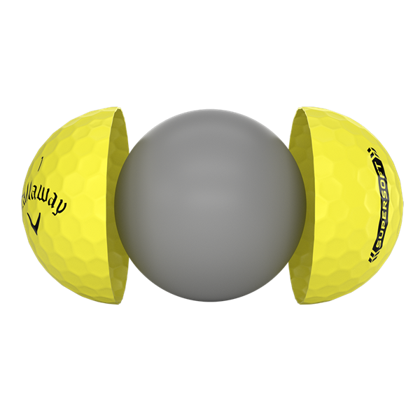 Callaway Supersoft Yellow Golf Balls (12 Balls)