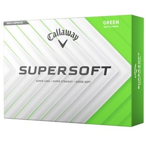 Callaway SuperSoft Matte Green Golf Balls 2025