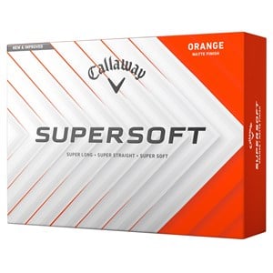 Callaway SuperSoft Matte Orange Golf Balls 2025