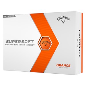 Callaway Supersoft Matte Orange Golf Balls