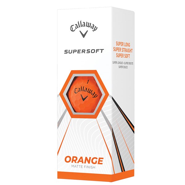 Callaway Supersoft Matte Orange Golf Balls (12 Balls)