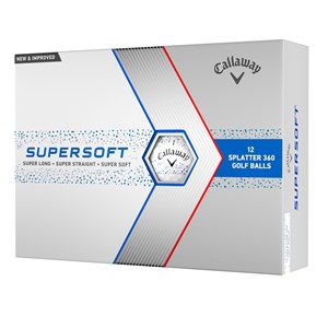 Callaway Supersoft Splatter 360 Blue Golf Balls