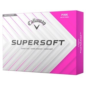 Callaway SuperSoft Matte Pink Golf Balls 2025