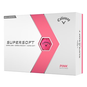 Callaway Supersoft Matte Pink Golf Balls