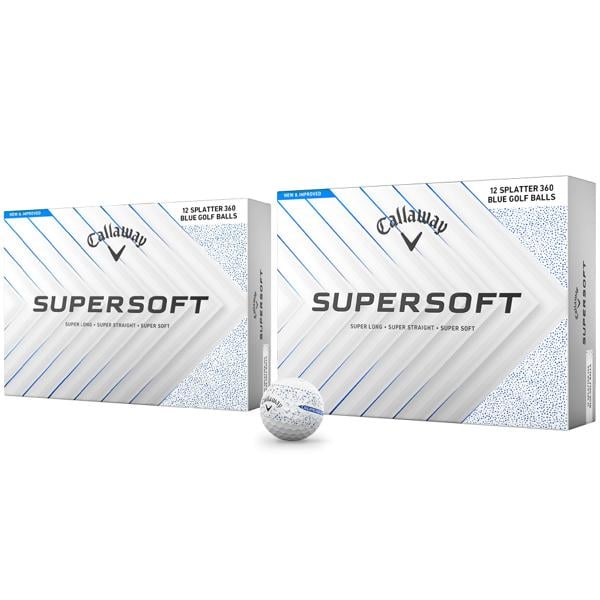 Callaway SuperSoft Splatter Golf Balls (24 Balls) 2025