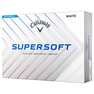 Callaway SuperSoft White Golf Balls 2025